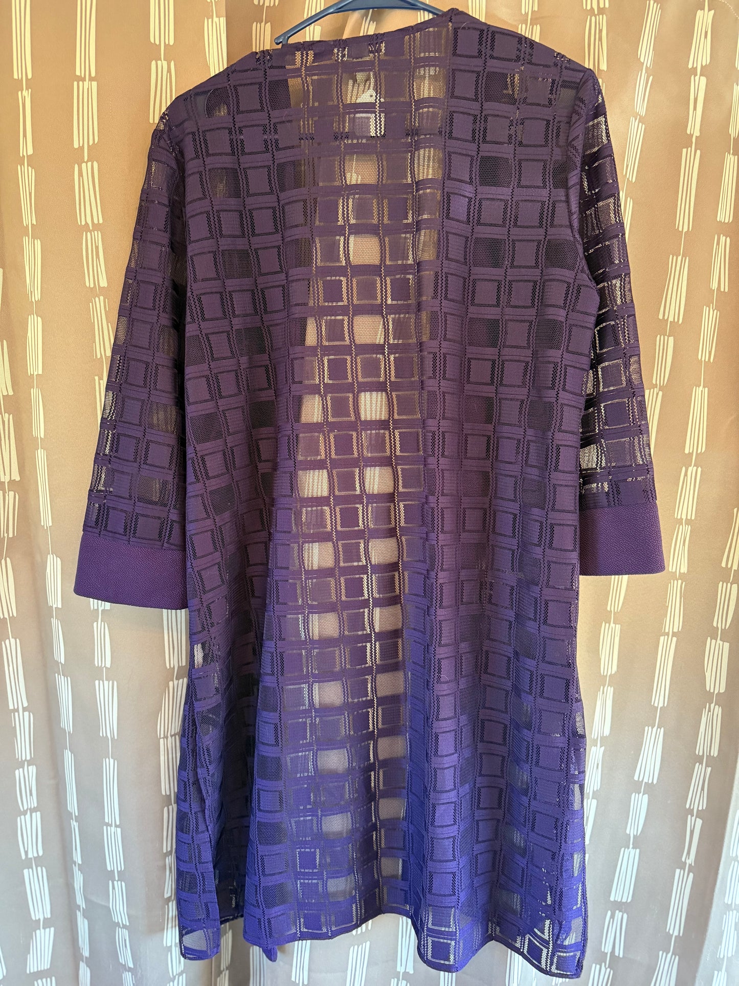 Maya Brooke Mesh Kimono-- sz 12