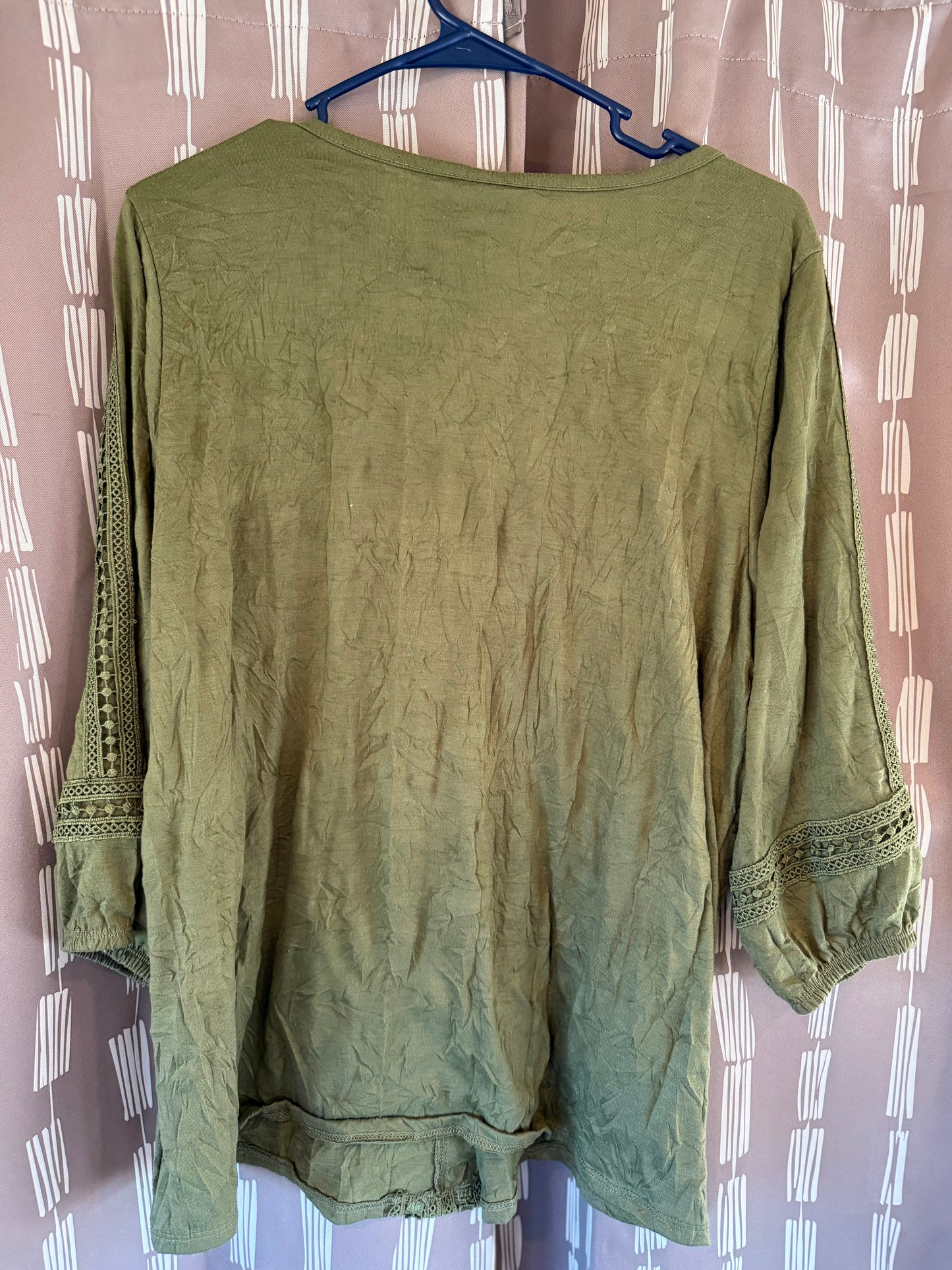 Truself Peasant Top-- sz 2X