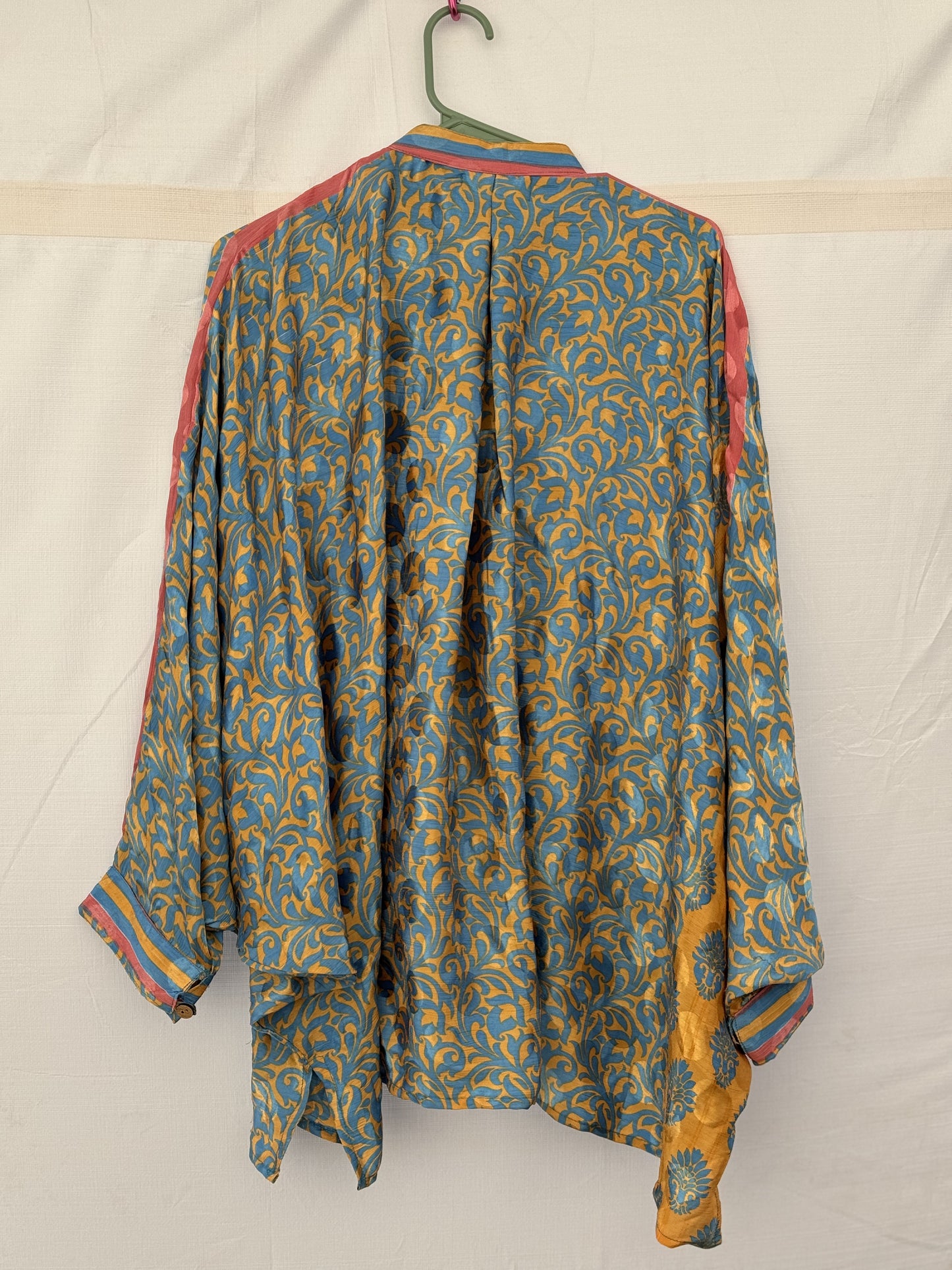 Kantha Bae Silk Dylan Button up Blouse