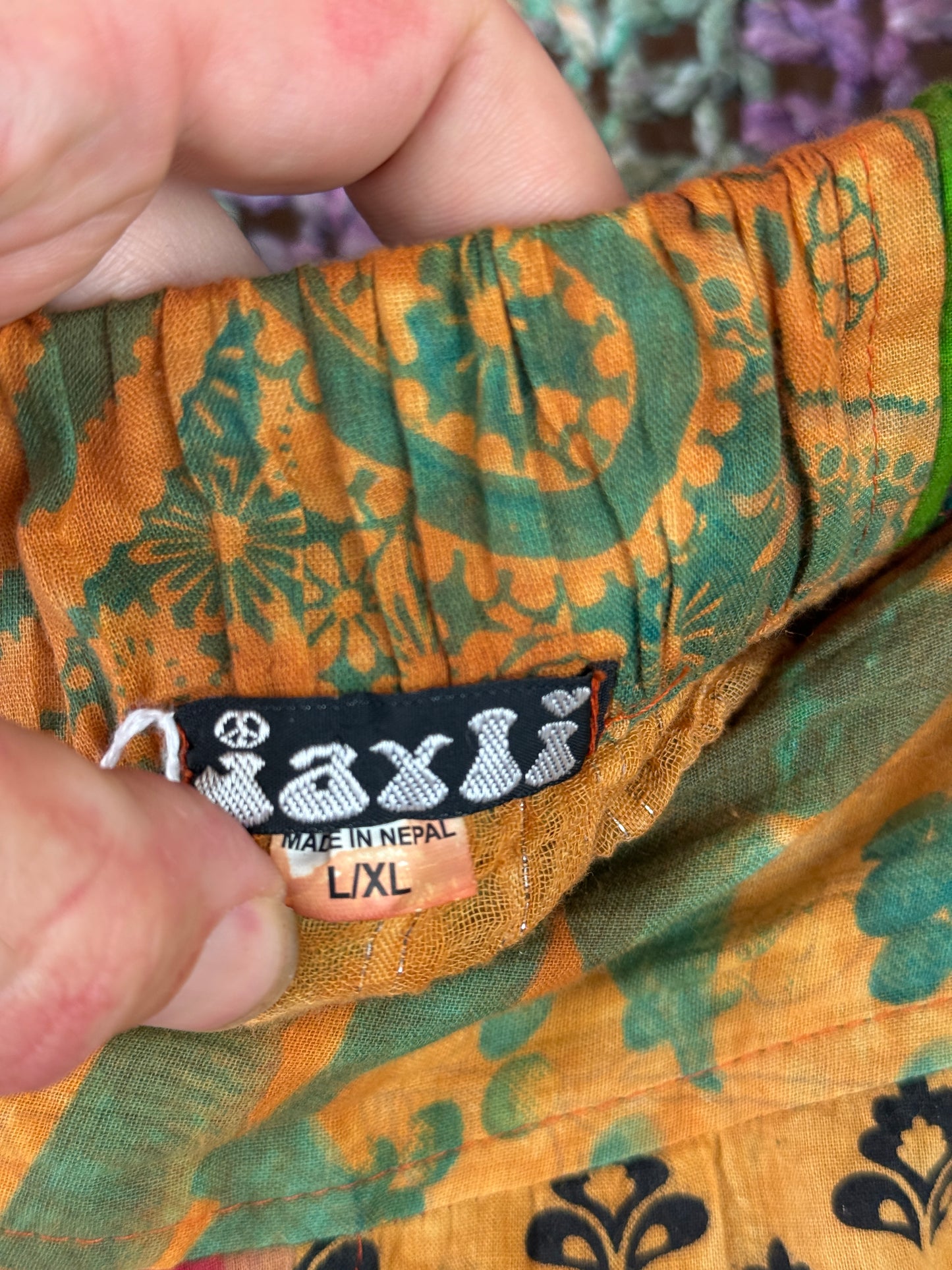 Jaxli Boho Maxi Skirt (Size L/XL)