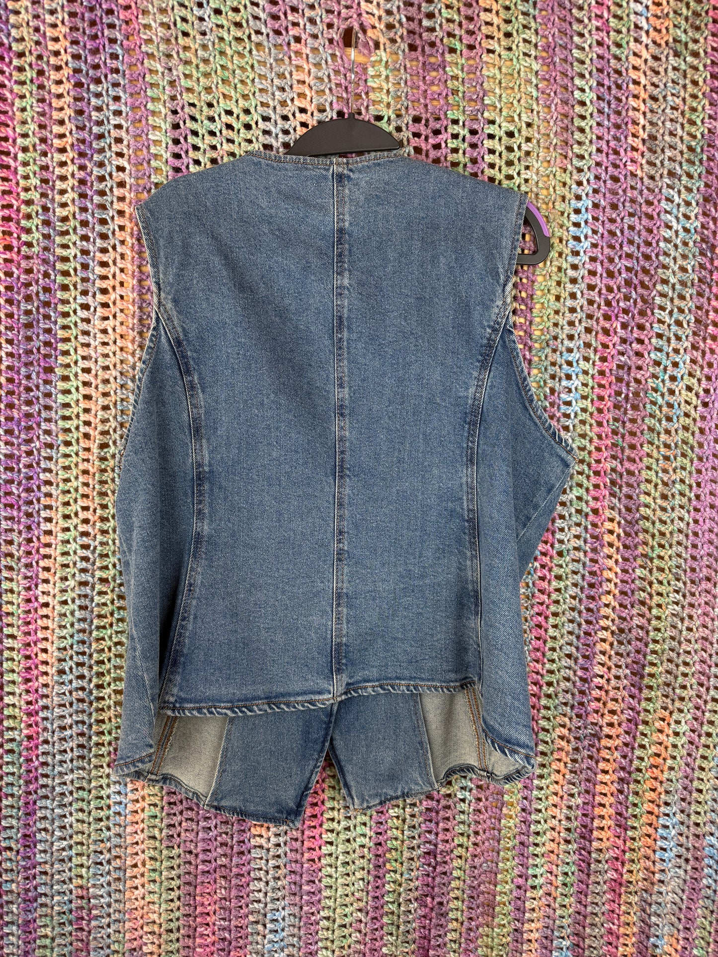 Sofia Jeans Denim Vest (Size XL)