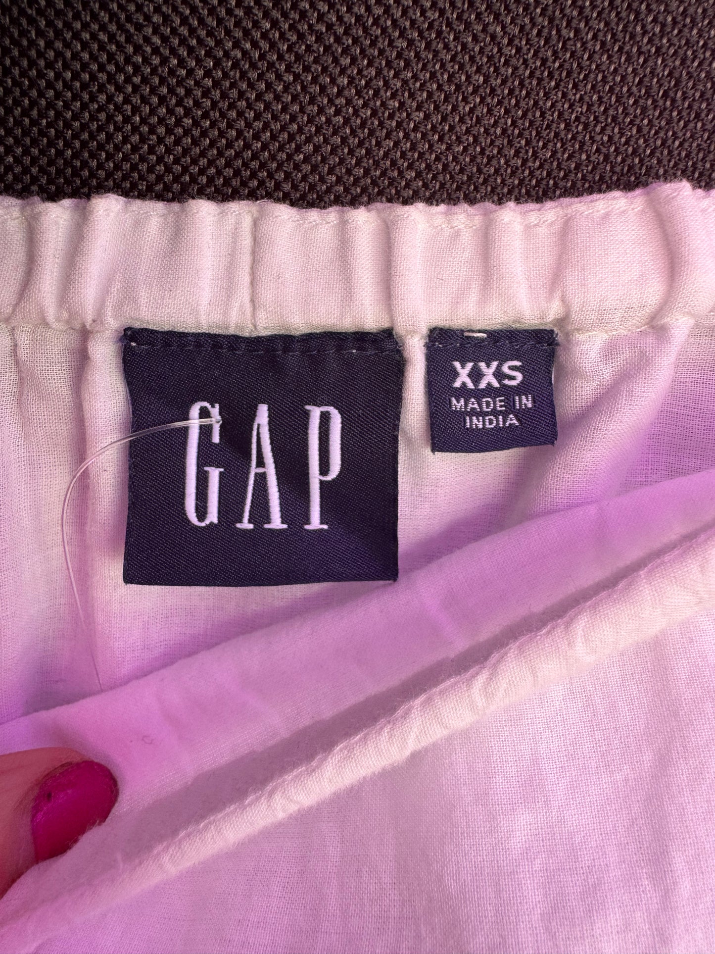 Gap Drawstring Linen White Skirt-- sx XXS (best for 00-2)