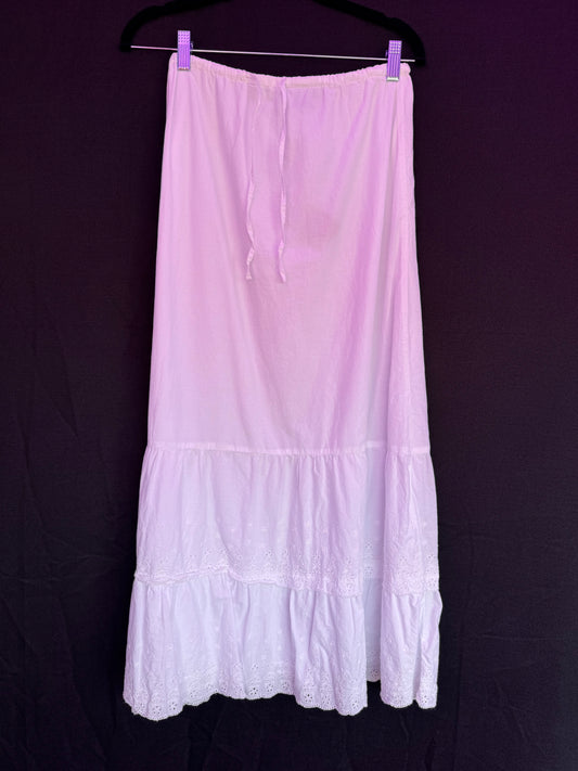 Gap Drawstring Linen White Skirt-- sx XXS (best for 00-2)