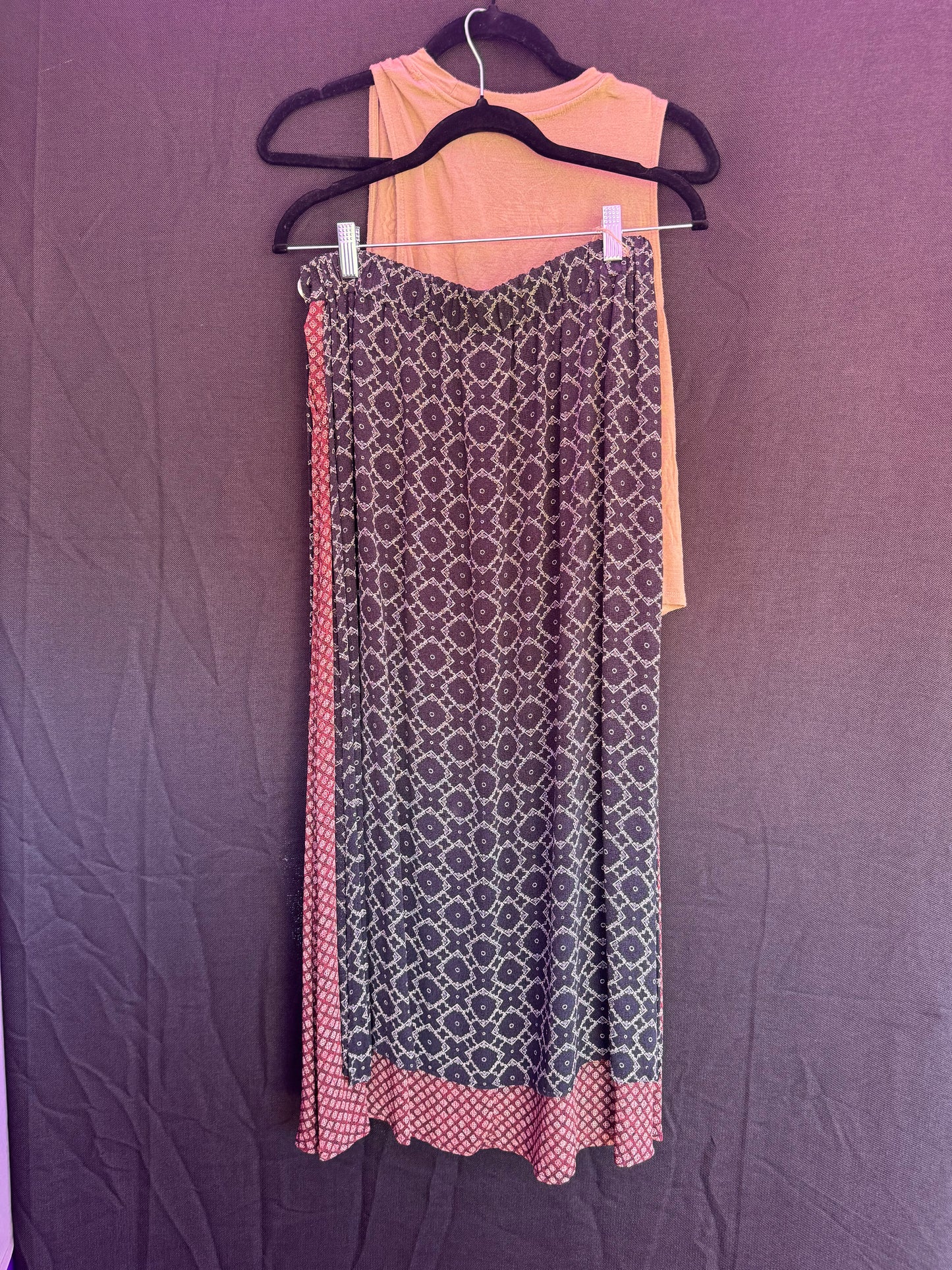 Carole Little Vintage Skirt 100% Rayon-- sz 10