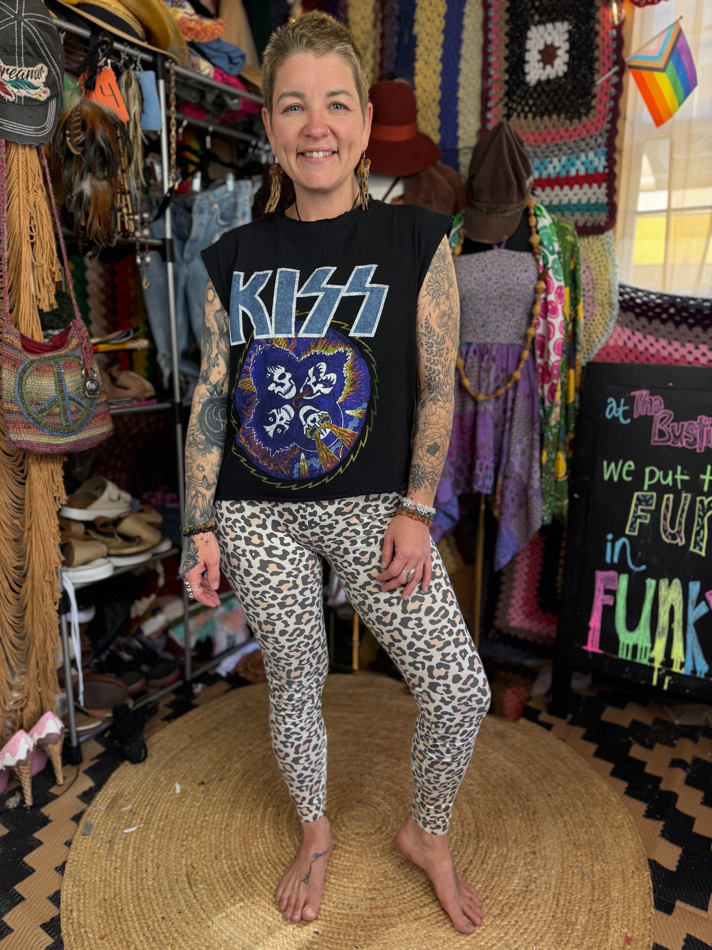 Kiss Reworked Graphic T-Shirt (Size XL)