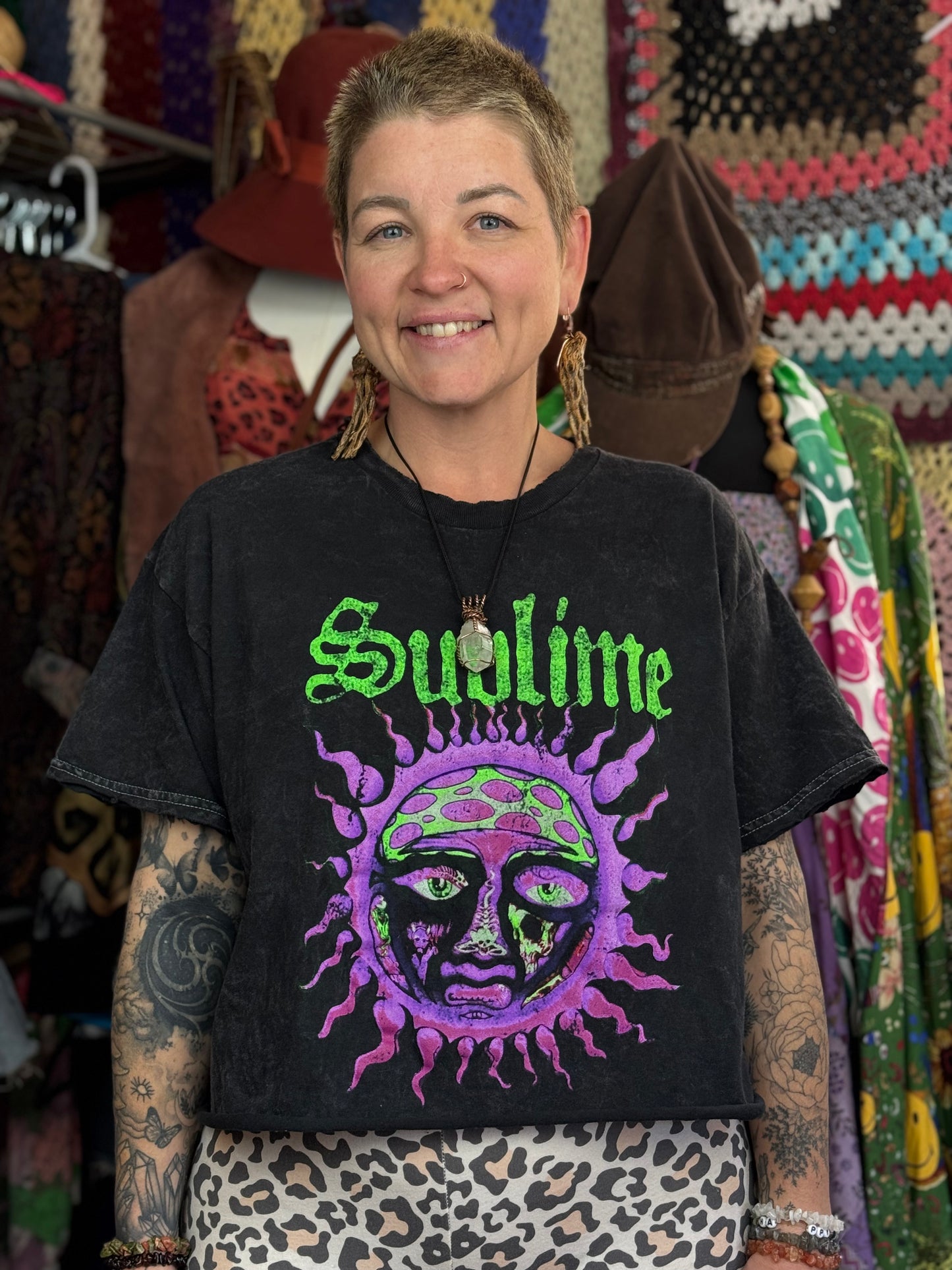 Sublime Reworked Graphic T-Shirt (Size L)