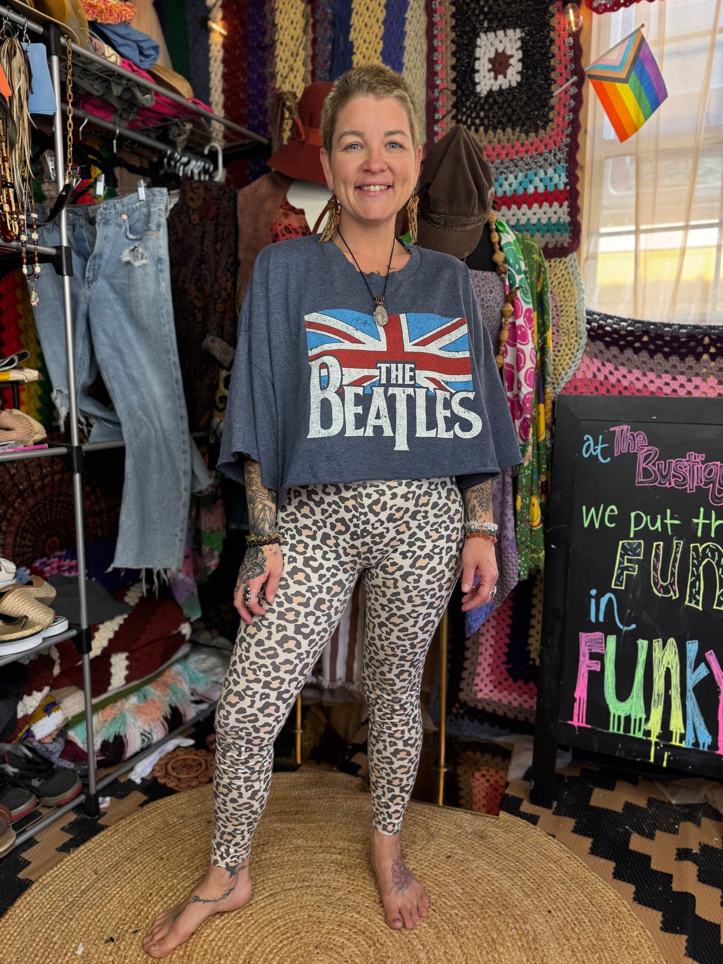 The Beatles Reworked Graphic T-Shirt (Size XXXL an Below)