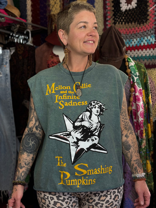 The Smashing Pumpkins Reworked Graphic T-Shirt (Size L and Below)