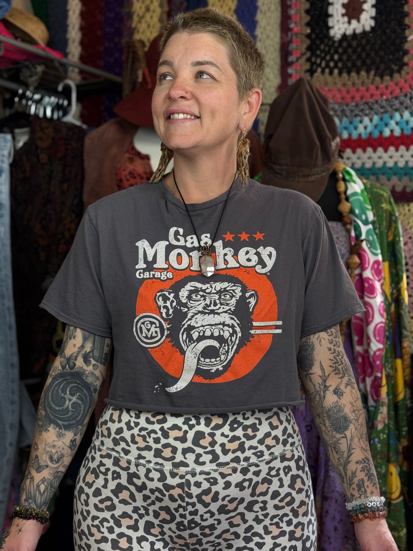 Gas Monkey Garage Reworked Graphic T-Shirt (Size M and Below)