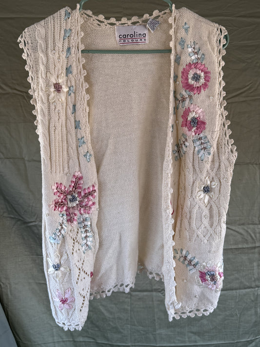Carolina Colours Small Embroidered Vest - Grannycore