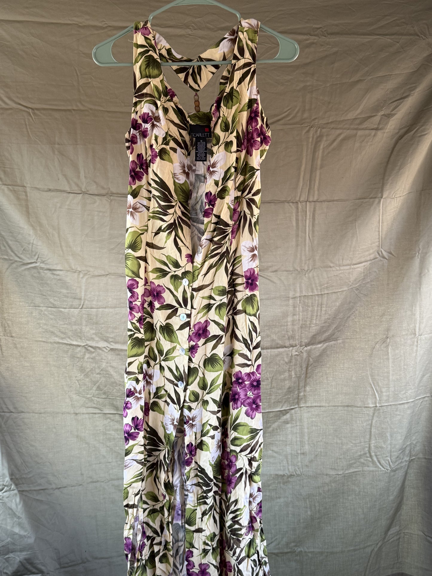 Scarlett 1990's Tropical Party Dress size 12
