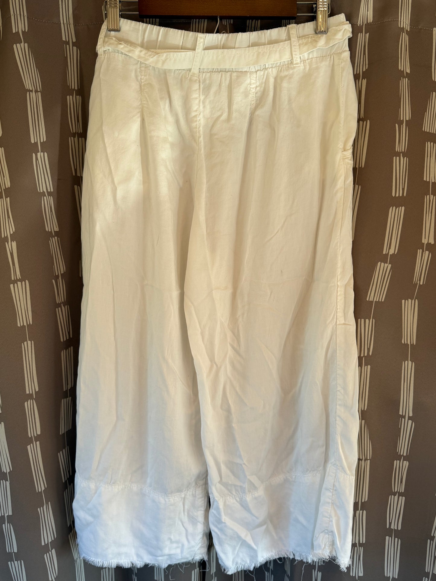 Cloth and Stone White Linen Pants-- sz M