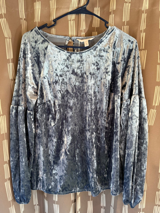 LC-Lauren Conrad Velvet Shirt