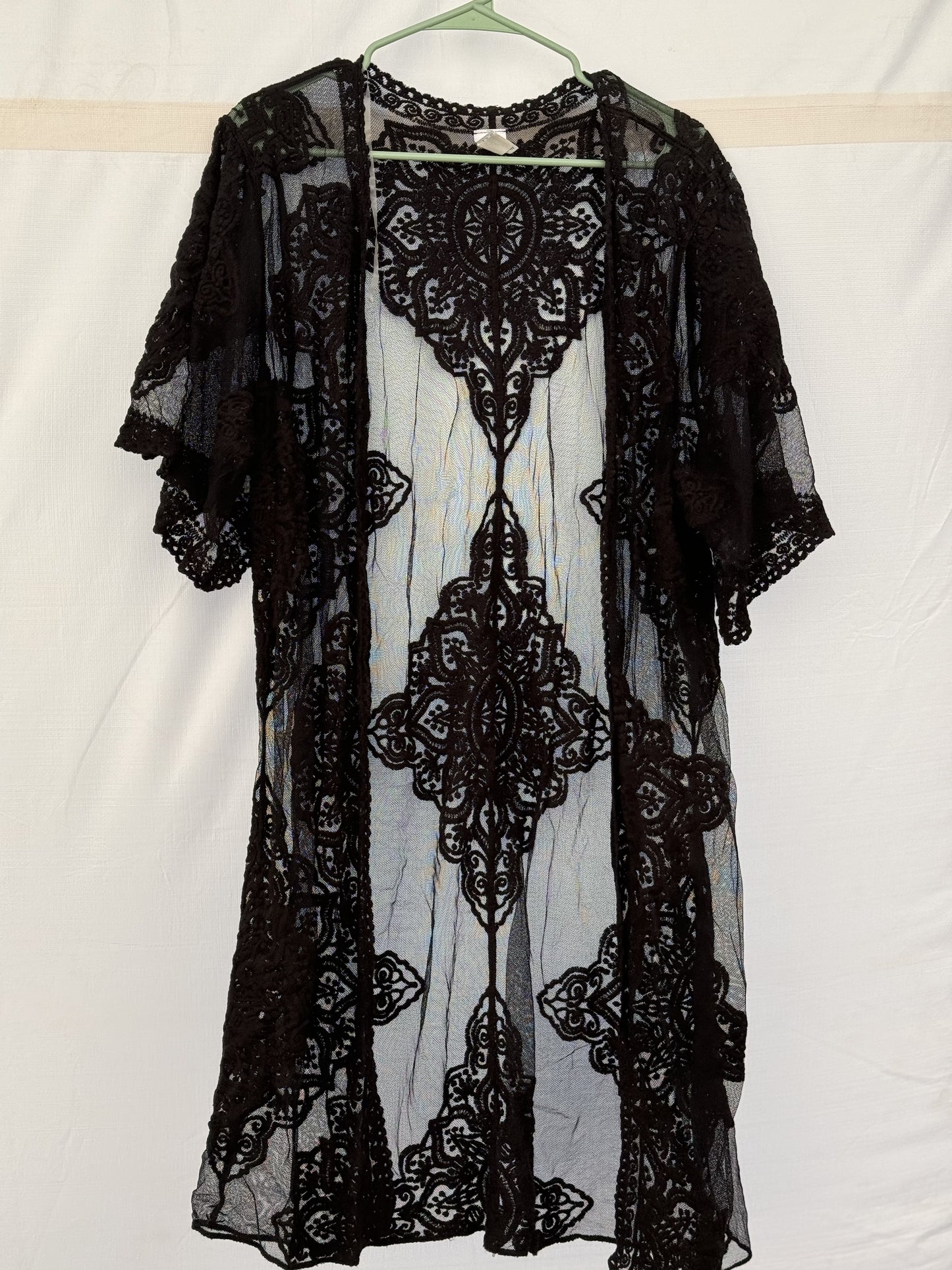 Black Lace Cover Up - Medium