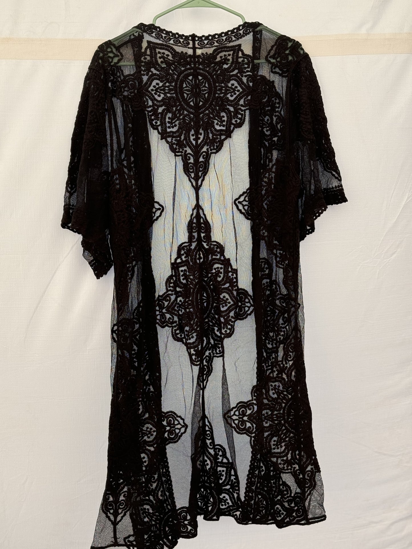 Black Lace Cover Up - Medium