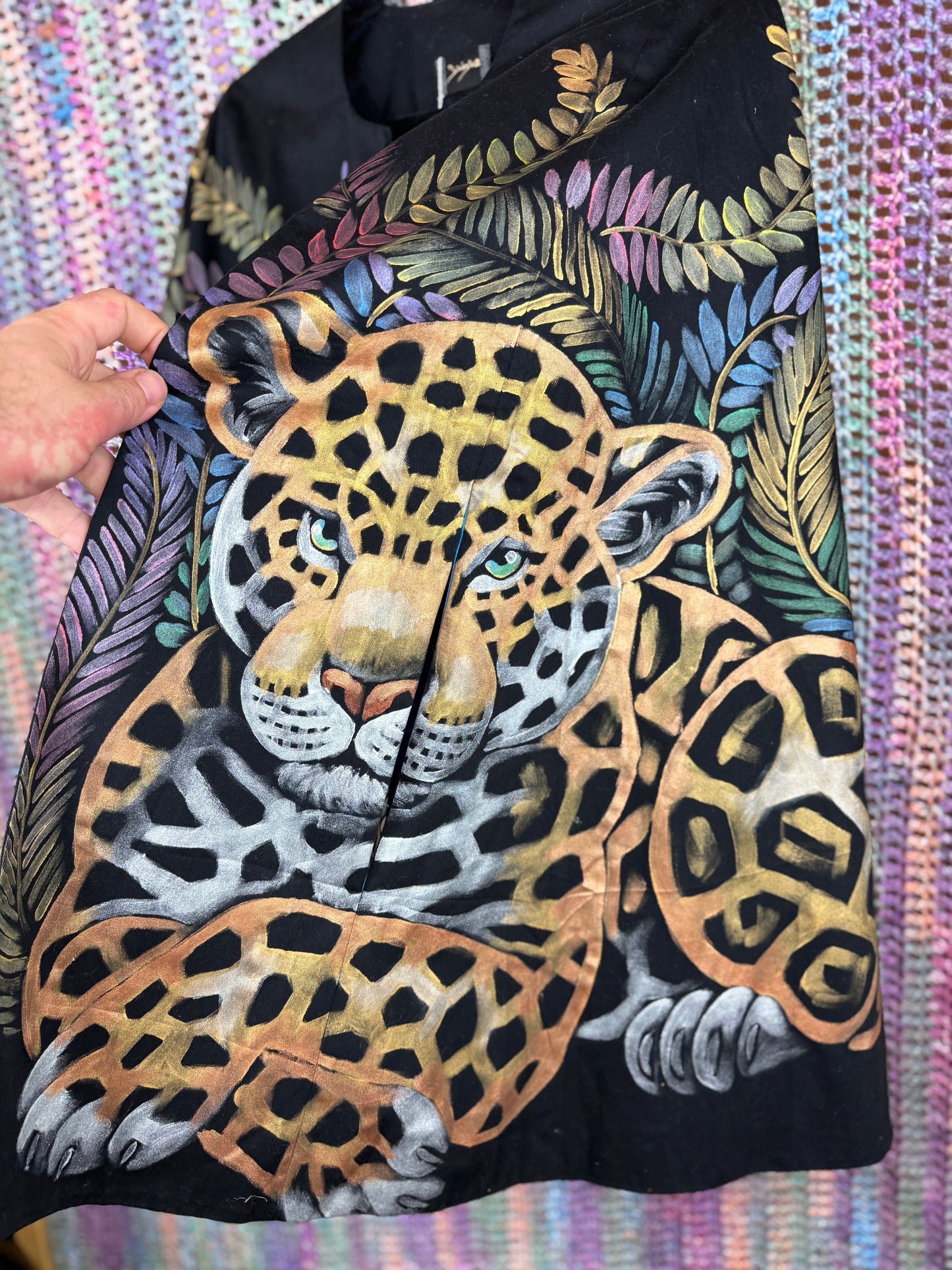 Vintage Hand Painted Cape (one size)