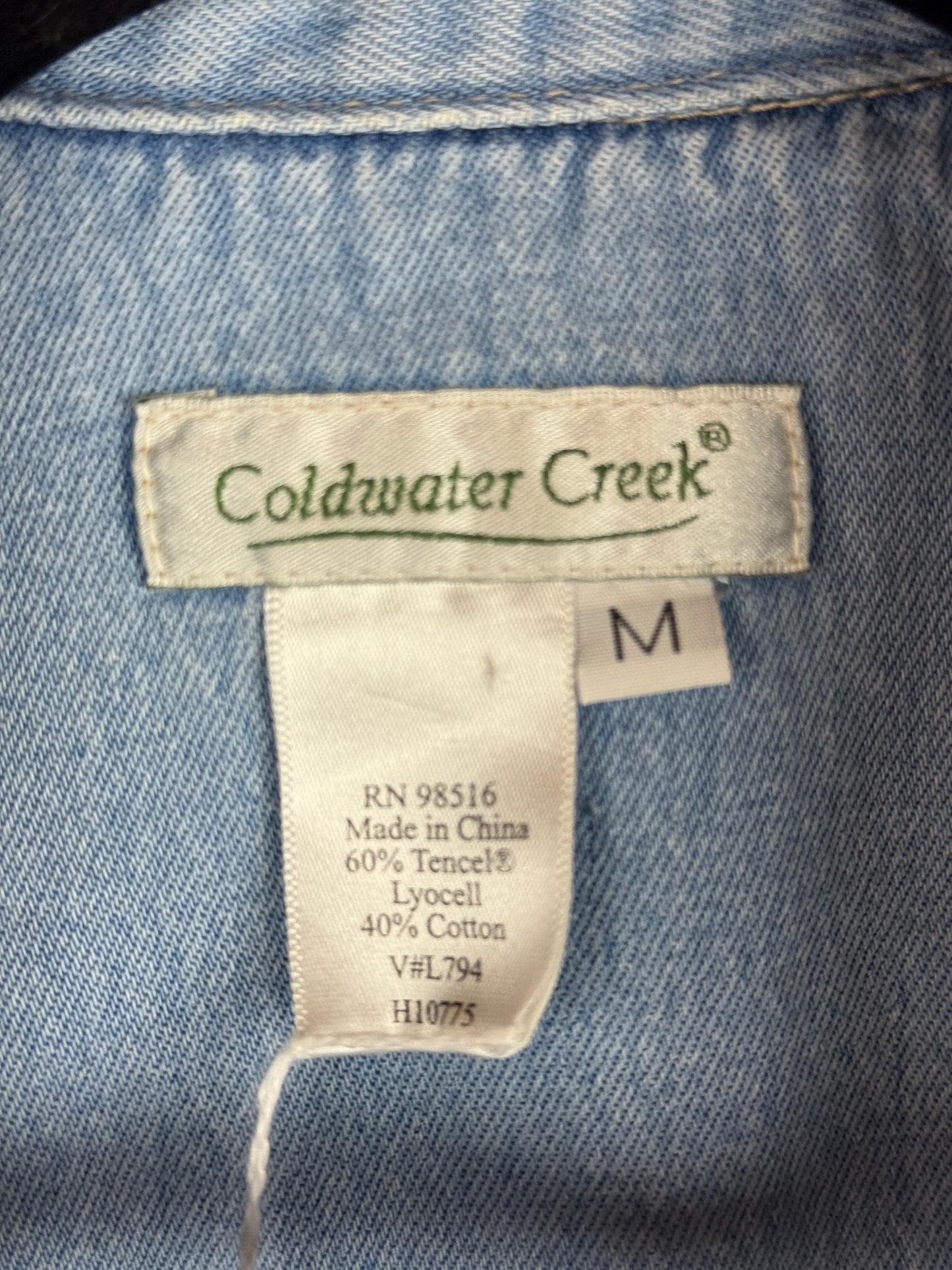 Coldwater Creek Denim Jacket (size M)