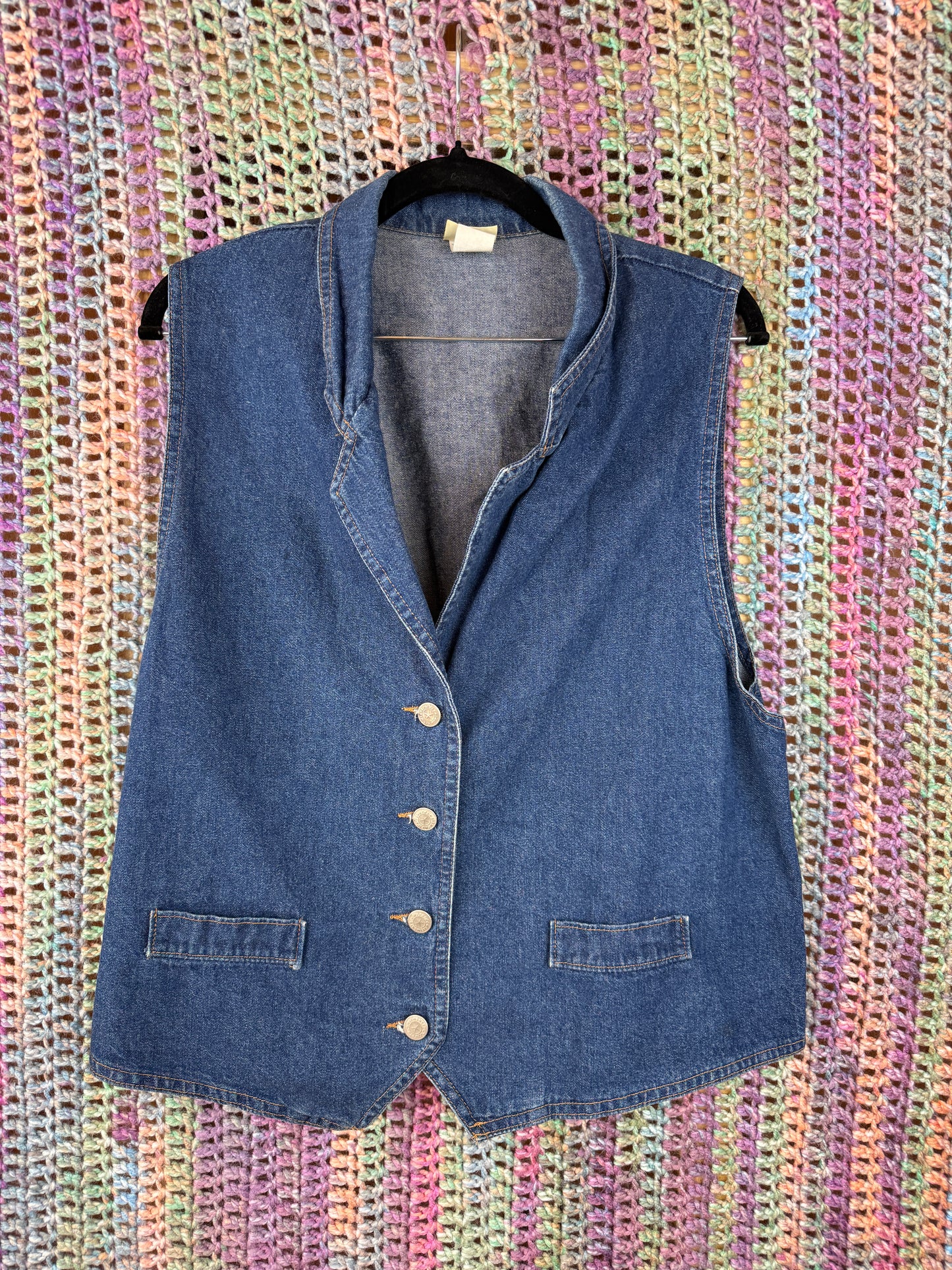 Vintage Vivaldi Jeanswear Denim West (Size Large)