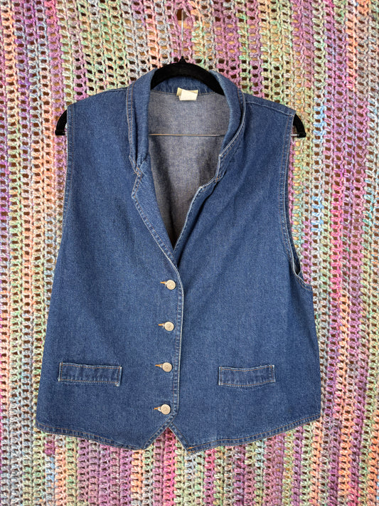 Vintage Vivaldi Jeanswear Denim West (Size Large)