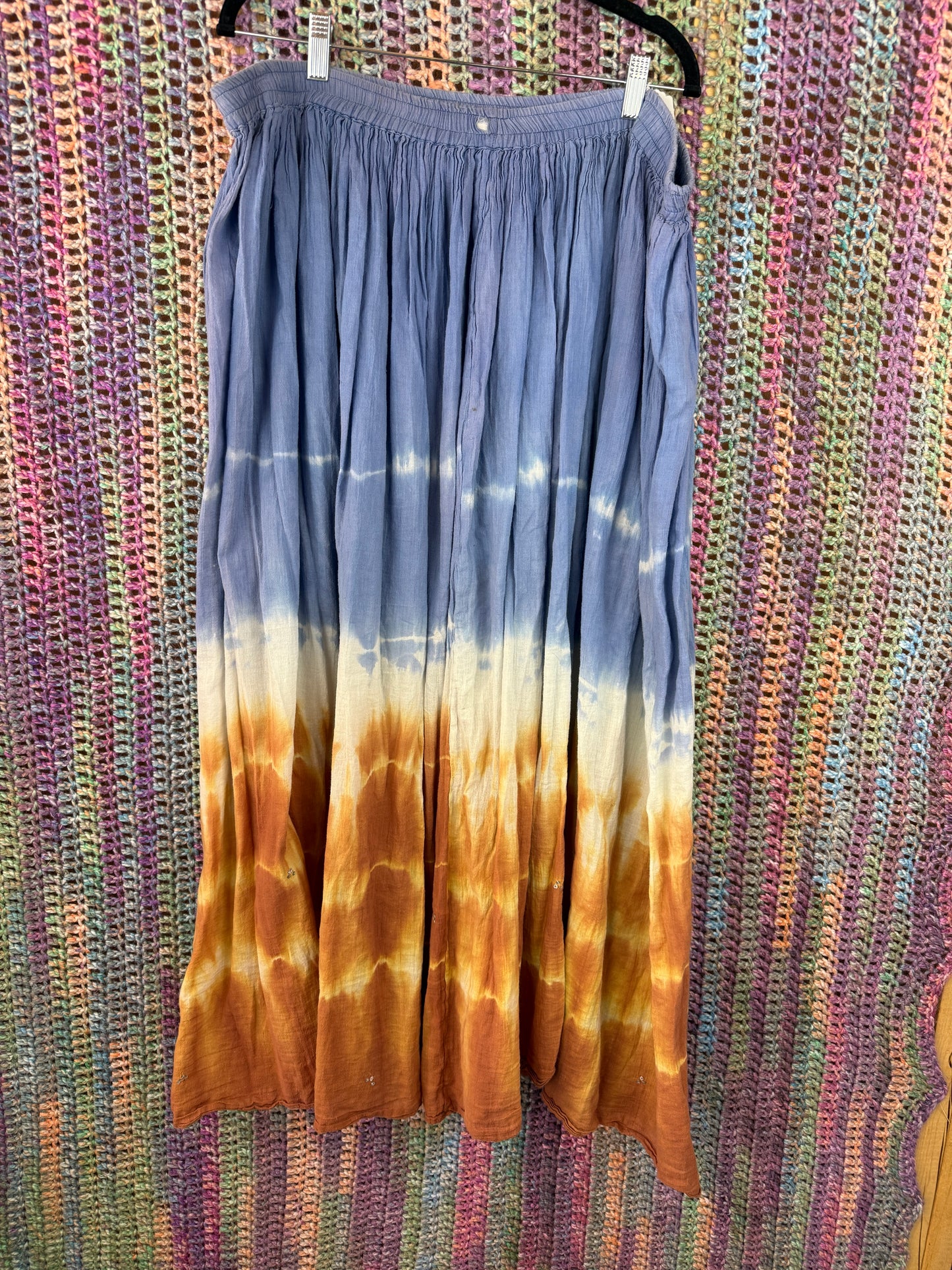 Y2K Niche Maxi Skirt (Size Large/Freesize)