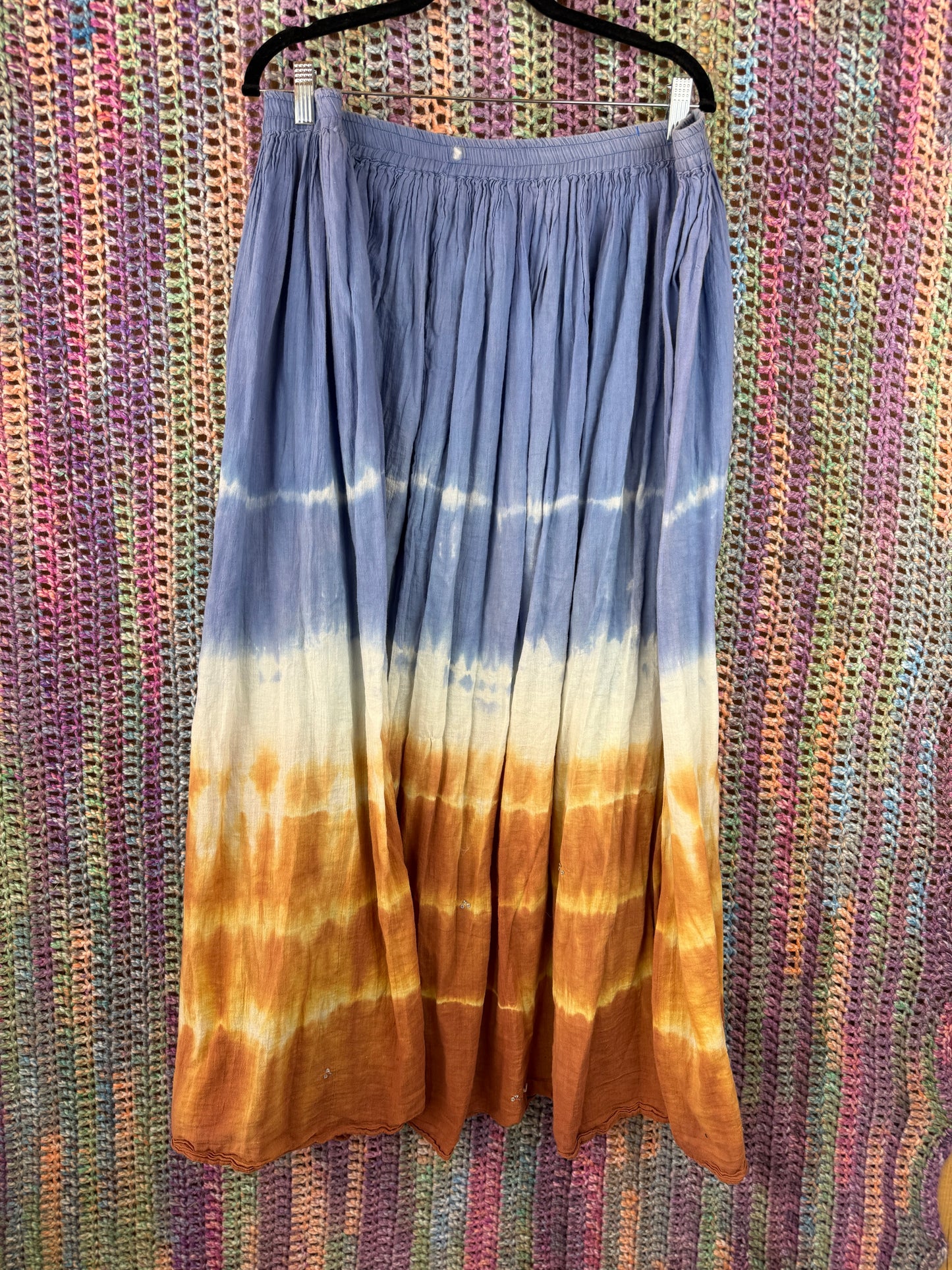 Y2K Niche Maxi Skirt (Size Large/Freesize)