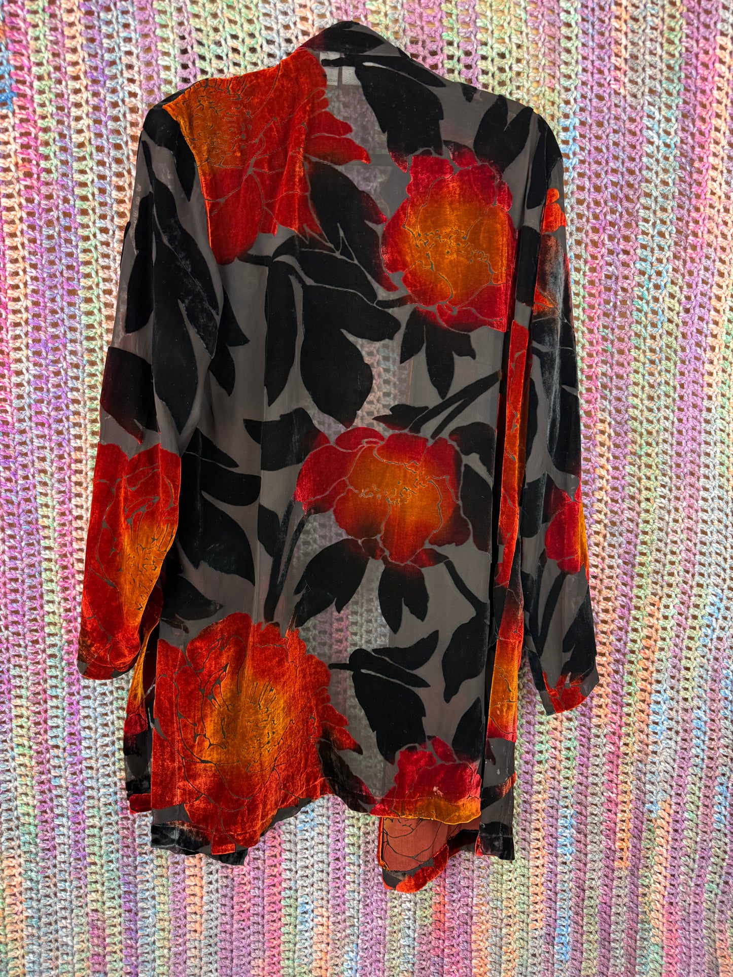 Vintage Chico's Design Velvet Tunic (Size 1 fits M/L)