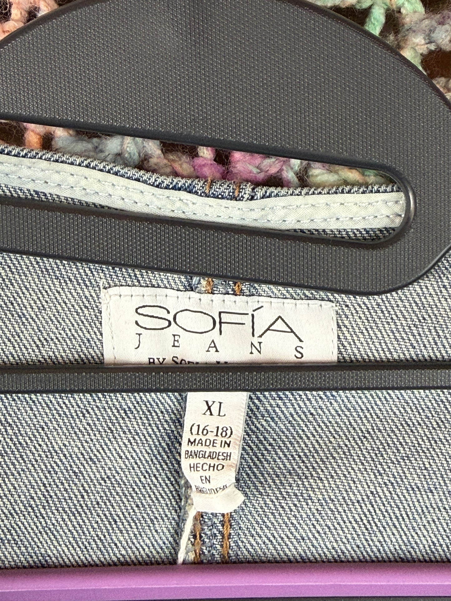 Sofia Jeans Denim Vest (Size XL)