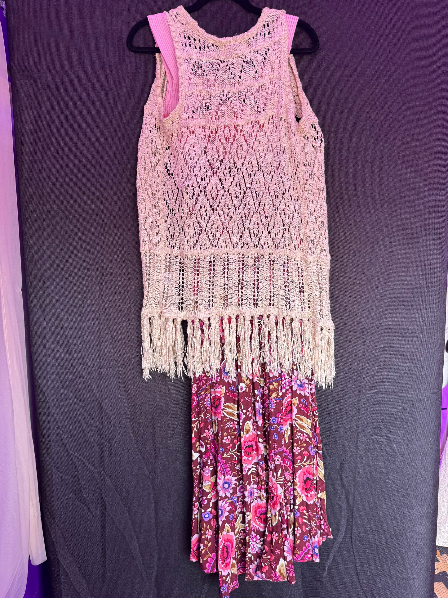 Cynthia Rowley NWT Floral Skirt with buttons-- sz S (best fit 2/4)